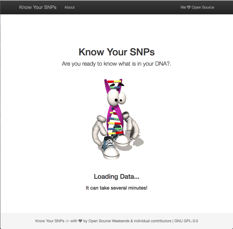 Captura de pantalla de la web del paso de procesamiento